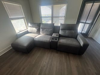 Modular Sectional Sofa with Power Recliners
