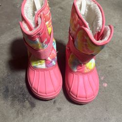 Toddler Girl Snow Boots Size 8 