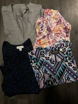 4 Susan Graver Bob Mackie Tops Size Medium