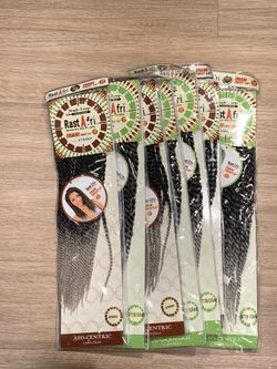 Black And Gray Crochet Twists