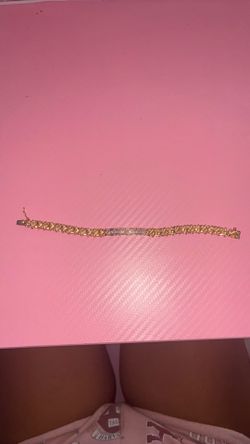 24k gold And Diamond bracelet
