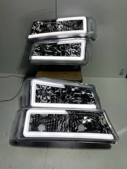 Chevy Silverado / Avalanche LED Headlights for 2003 to 2006