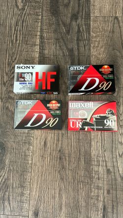 New Sealed Audio Cassette Tapes