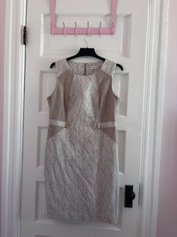 Calvin Klein Sleeveless Sheath Dress - size 14