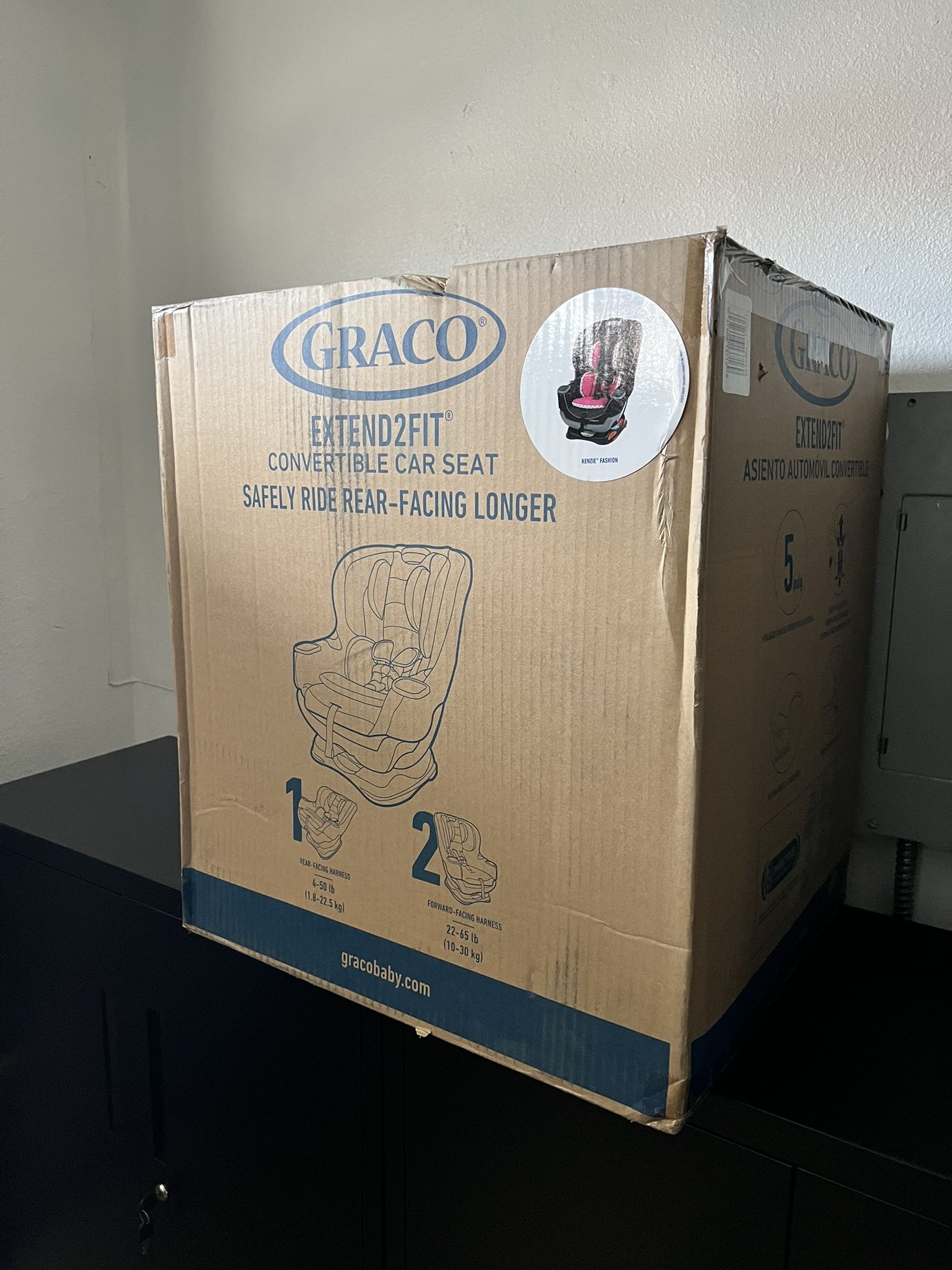 Graco Extend2Fit Convertible Car Seat 