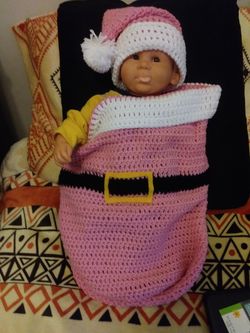 Handmade Christmas sack 0-3 months
