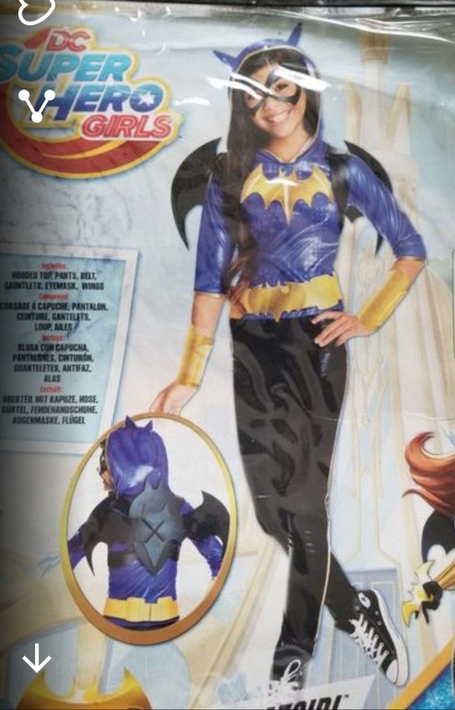 Super Hero Batgirl Halloween Costume