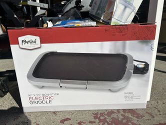 Parini 16" x 10" Non-Stick Electric Griddle