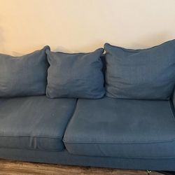 Blue couch