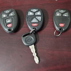 GM - Chevy - Yukon - GMC - Key Fob - Key