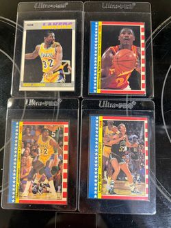 Fleer 87/88 - 4 card pristine set