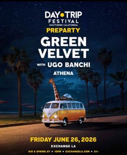 Day Trip Pre Party Green Velvet