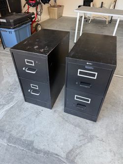 Black File Cabinets