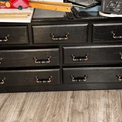 Seven drawer dresser