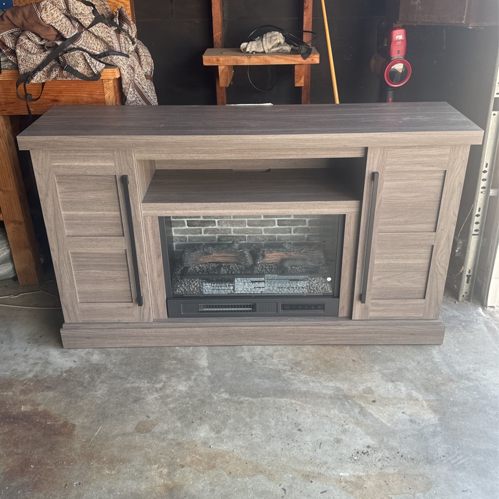 Dresser With Built In Fireplace