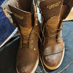 Carolina steel toe work boots size 10