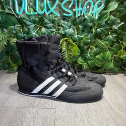 Adidas Box Hog 2 Boxing Shoes Men’s Size 10.5 Black White