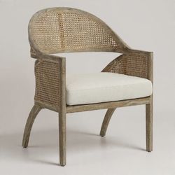 Rattan Wood Accent Chair