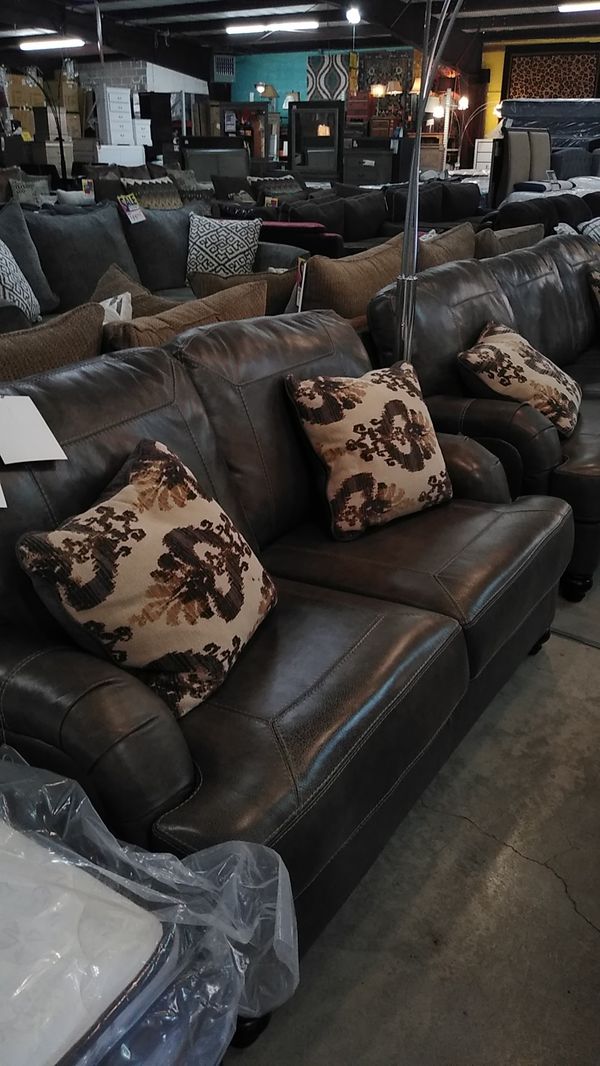 Leather sofa and loveseat new for Sale in San Antonio, TX OfferUp