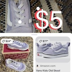 $ 5 Vans Old School Toddler Size 6 In Good condition