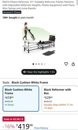 Pilates reformer