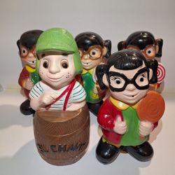 El Chavo y Chilindrina Alcancias / Piggy Banks (see pics/ ver fotos