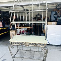 Rod Iron Bakers Rack 