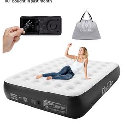 4.3 4.3 out of 5 stars 2,120 OlarHike Queen Air Mattress with Built in Pump,Inflatable Blow Up Airbed with Storage Bag,13" High Speed Inflation Black,
