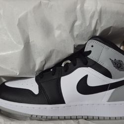 🔥JORDAN 1 MID "BARONS" GRADE SCHOOL SIZE 7Y NEW W/BOX,💲80 TAKES THEM🔥