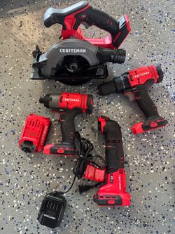 Craftsman 20 volt 4 Tool Combo with 2AH battery and charger BRAND NEW