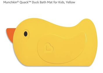 Munchkin Duck Bathtub Mat & Duck Spout Cover•Gently Used & Super Clean🐥