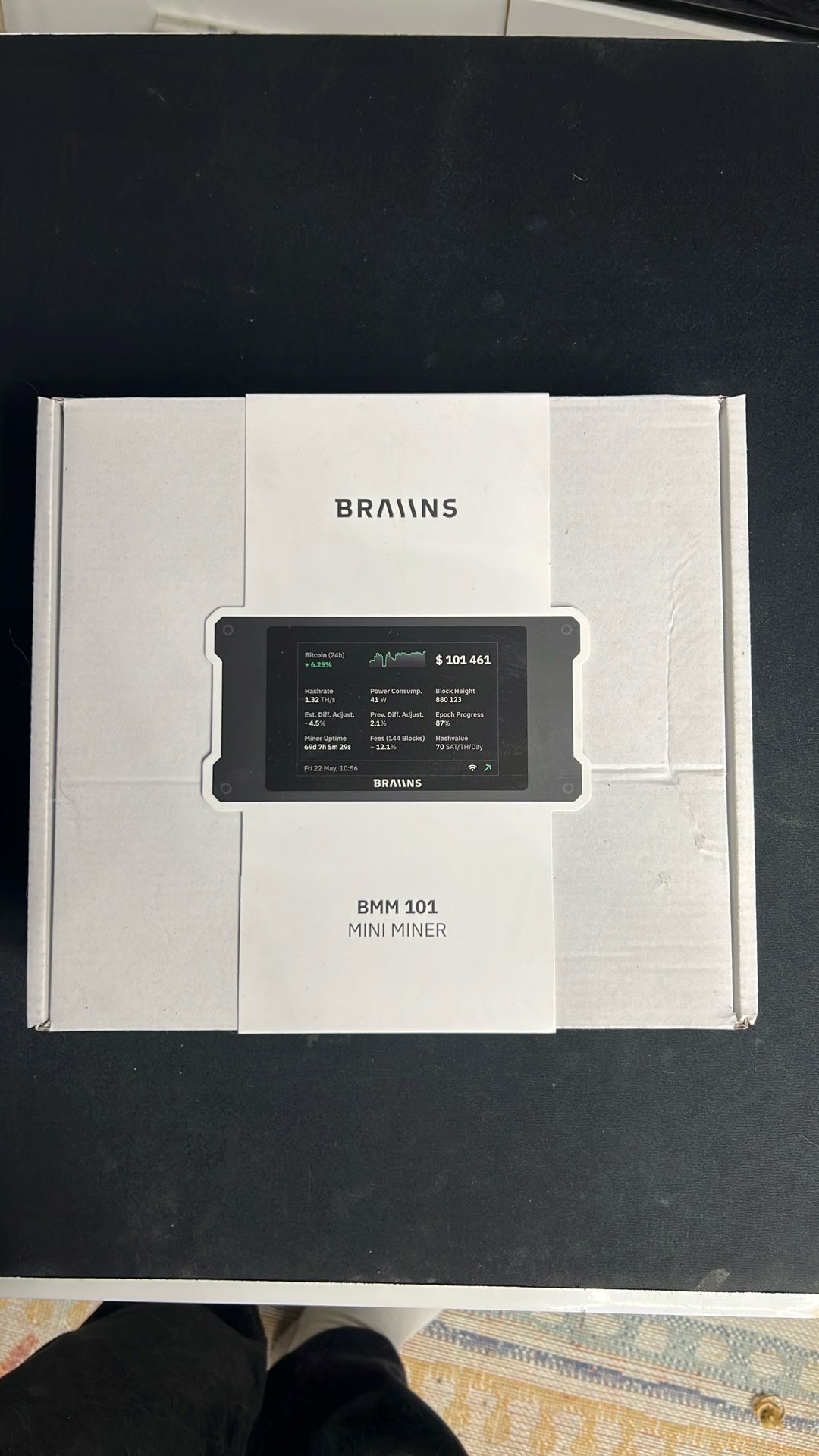 Braiins BMM 101 Mini Miner For Bitcoin
