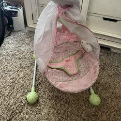 Adorable Baby Doll Fisher Price Doll Swing $7