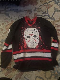 Friday the 13th Jason Voorhees Hockey Jersey size : large - like new used 1 time