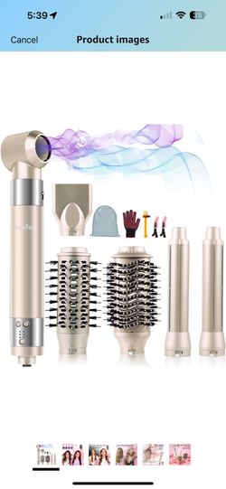 6 in 1 Hair Dryer Brush And Curls Tool