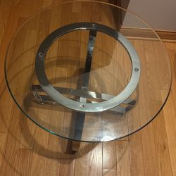 Glass Side Table