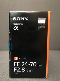 Sony FE 24-70mm f/2.8 GM II Lens (Sony E)