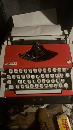 Vintage typewriter
