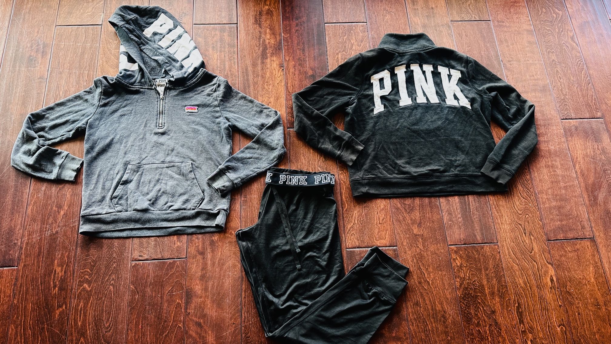VS PINK hoodies and Jogger Pants