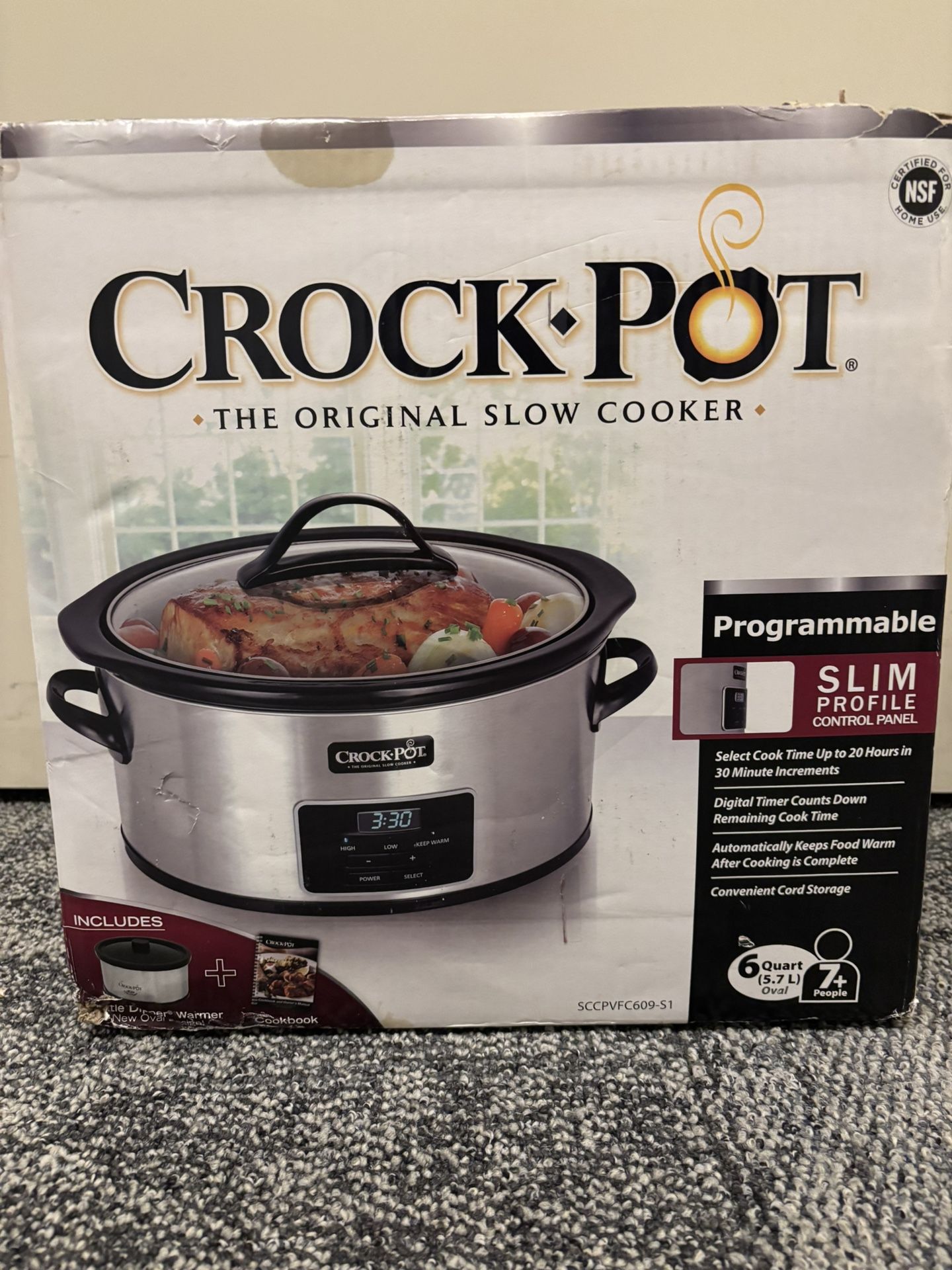 Crock pot 6 Quart New In Box