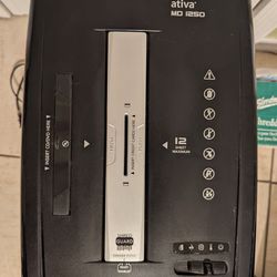 Small Business Or Home, Paper, CD/DVD, Credit Card Shredder. Has Wheels And Includes Some Shredder Bags.