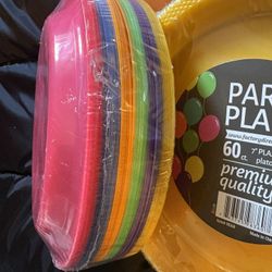 Party Events Plastic Plates 