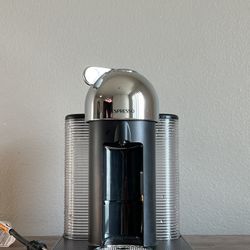 Nespresso Vertuo Coffee & Espresso Machine – Chrome – Great Condition – $60 