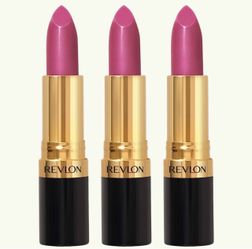 3 Pieces Of Revlon Super Lustrous Lipstick - 0.15oz - Color 778 Pink Promise