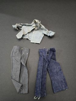 Vintage 1960s G I JOE Dirty Sailor Trouser and Shirt Doll clothing set