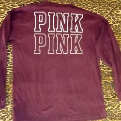 Victoria's Secret PINK Size Large Women's Long Sleeve Top New