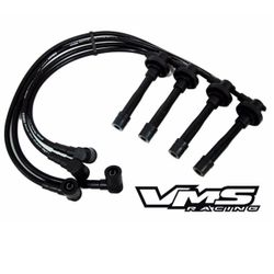 1992 to 2000 HONDA CIVIC EX DX LX CX SOHC 10.2MM BLACK SPARK PLUG WIRE SET 1.5L 1.6L D15 D16 ENGINES