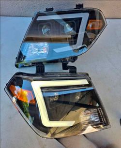 09-21 Nissan Frontier LED DRL Projector
Headlights Luces Focos Micas Faros Faroles Headlamps