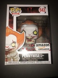 Movies IT Pennywise with Severed Arm Amazon Exclusive Funko Pop Movies IT Pennywise with Severed Arm Amazon Exclusive Funko Pop
