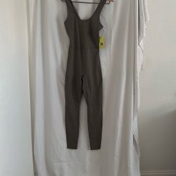Extra Small, Scoop Neck Bodysuit, Dark Brown